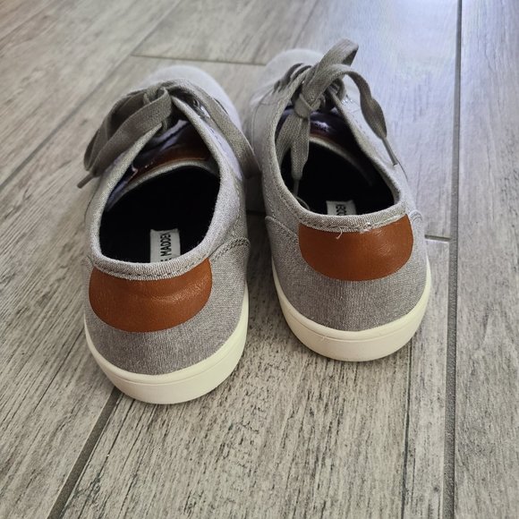 Steve Madden men's grey canvas sneakers size 7.5 - Picture 6 of 13